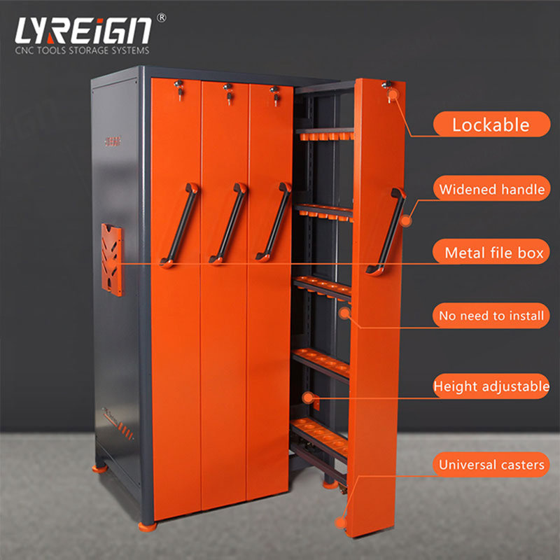 LIYU CNC Tool Cabinet CNC Tool Holder Storage System CAT50 Tool
